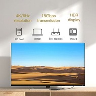 黑色 PVC 高級 4k x 2K UHD HDMI 電纜（3 公尺），18.0 Gbps，連接器類型 A 型 sesckp Black PVC Premium 4k x 2K UHD HDMI Ca
