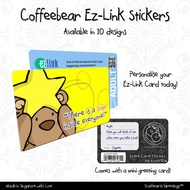 Ez-Link Card Stickers - Coffeebear Series