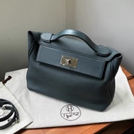 99新💓 Hermes愛馬仕2424 松柏綠銀扣 Y刻 29尺寸