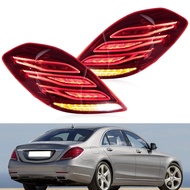 LED Tail Light For Mercedes-Benz W222 S-Class Sedan 4-Door 2014-2017 Car Signal Lamp Warning Brake L