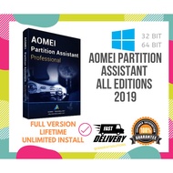 🔥HOT🔥 AOMEI Partition Assistant 8 All Editions 2019