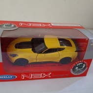 Diecast car 2017 Chevrolet Corvette Z 06 welly scale 1:36 iron material