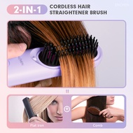 Enchen H100 Sikat Pelurus Rambut Cordless Hair Straightener Comb Portable Negative Ionic Hair Straig