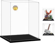 40 x 35 x 50 cm 3 mm Thick Acrylic Display Case for Lego Dungeons and Dragons 21348, Transparent, La
