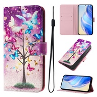 Ốp lưng lật sơn thời trang sang trọng cho Vivo x100 X100S X200 Y300 Pro Mini iqoo z9x z9s Z9 Turbo T