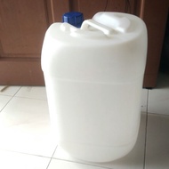 Tong Plastik 25 Liter Terpakai HDPE Jerry Can Drum