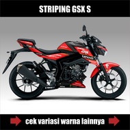 Suzuki GSX S 150 STRIPING LNOVO VARIATIONS / GSX 150 S MOTORCYCLE DECAL STICKERS