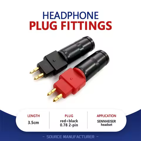 2-pin Headphone Audio Cable DIY Fittings Replaceable Accessories of Headphone Cable plug for SENNHEI