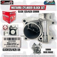 MUTARRU CYLINDER BLOCK SET FOR CLICK 125/KZR-59 - 59MM RACING BLOCK