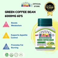 21st Century Green Coffee Bean Extract 6,000Mg, 60 Capsules, Freezed Dried