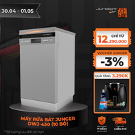[GIÁ TỐT KÈM 2 QUÀ] Máy rửa bát Junger DWJ-450 Dung tích 10 bộ Phím bấm cơ Bảo Hành 36 Tháng