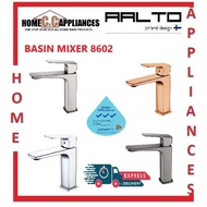 AALTO 8602 CHROME / BRUSHED STEEL / MATTE ROSE GOLD / GUN METAL BASIN MIXER  / Express Free Home Del