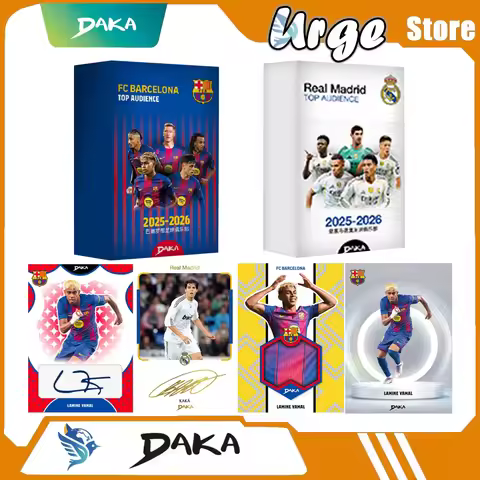 Daka Messi Mbappe Yamal Football Collection Card 2025-2026 Real Madrid Barcelona Manchester Juventus