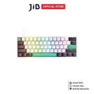 KEYBOARD (คีย์บอร์ด) FANTECH ATOM X61 MK613 - ARGB EN/TH WHITE-BLACK