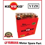 KOYOKO YTZ8 NANO GEL BATTERY 0 BATERI MOTOSIKAL G2 NANOGEL YAMAHA R25 R 25 BATTERY 100% ORIGINAL