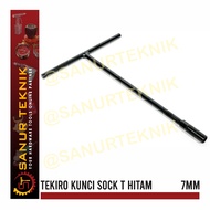 Socket Wrench Black T-Type Socket Wrench TEKIRO 7mm T-Type Socket Wrench 7mm/