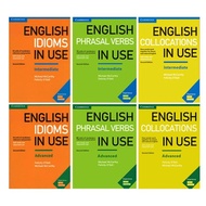 [6 Books Collection ] Cambridge English In Use Pharsal Verbs Collocations Idioms Intermediate + Adva