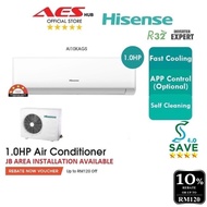 CAN INSTALL Hisense Aircond Inverter 1.0HP Air Conditioner Air Cond 1HP 冷气机 冷氣機 KAGS Series AI10KAGS