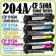 Compatible to H* 204A CF510A Black Cyan Yellow Color LaserJet Pro M154A M154nw MFP M180nw M181fw M15