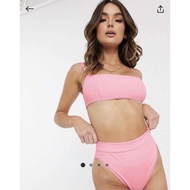 Asos Authentic pink 2-piece Bikini imported from the UK