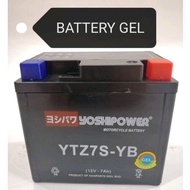 HONDA PCX 150 v1 v2 v3 BATTERY YTZ7S MAINTENANCE FREE BATERI MOTORSIKAL BATTERY GEL BATERI YTZ7S GEL