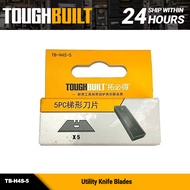TOUGHBUILT TB-H4S-5/TB-H4N-5/TB-H4S30-80 Utility Knife Refill Blade 5/30Pcs Cow Corner/Trapezoidal B