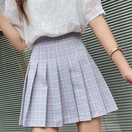 8.8|Cherish Festival|380 Drop 99|High Waist a-Line Skirt [B30105] With Safety Pants Plaid Pleated Hi