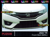 PU2539 Honda Jazz 2014 PU Front Skirt (MDL) Body kit Bodykit