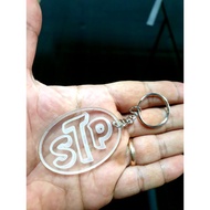 STP ACRYLIC KEYCHAIN ENGRAVE CUSTOM MURAH
