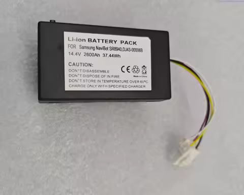 ALLCCX 14.4V 2600mAh Battery DJ43-00006B,DJ96-00152B,DJ96-00203A,DJ43-00006A for Samsung NaviBot SR8