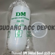 Price of THINWALL DM 200ML ROUND PLASTIC BOWL DM200 ML ROUND PLASTIC BOWL 25 SET