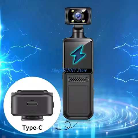 H4GA Portable 4K Handheld Sports Pocket Camera Display 180 Degree Rotatable Video