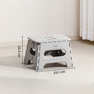 Citylong Portable Folding Plastic Stool Outdoor Adult Fishing Picnic Compact Train Travel Durable Li