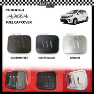 Perodua Axia Fuel Cap Cover Carbon Chrome Trim Gas Tank Accessories Bodykit 2014 2015 2016 2017 2018