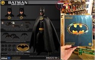【神經玩具】現貨 限定 One:12 MEZCO TOYZ 蝙蝠俠 1989 約6吋可動人偶 DC 米高基頓 閃電俠電影