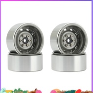 4PCS 1.9Inch Metal Beadlock Wheel Hub Rim for 1/10 RC Crawler Car Titanium ffefhrudh