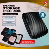 Gadget Organizer Digital Storage Bag Carry Case (15cmx10cmx4cm) Speaker Case Gadget Pouch Gadget Bag