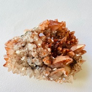 大冶羽毛方解石 牛14 原礦水晶礦標寶石 吸引力法則 顯化脈輪高頻