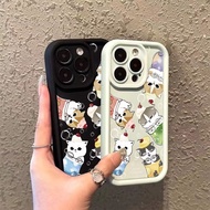 Cartoon Mofusand Shark Cat Matte Phone Case For Infinix ITEL RS4 A70 80 90 P55 Smart 20 6 7 Note 40s