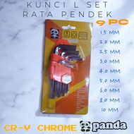 KUNCI L 9PC RATA PENDEK PANDA πΌ CR-V FT011