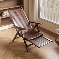 Lying chair, lunch break, folding chair, folding cool chair, household balcony, leisure chair, bambo