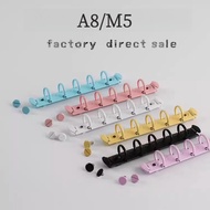 5 Hole A8 Binder Hardware Accessories M5 Black Rose Gold Small Binder MINI Wonderful Special Made F5