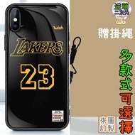 【實體照】NBA 湖人隊總冠軍KOBE JAMES柯比詹姆斯1 玻璃殼 手機殼 Iphone 11 12 XR XS
