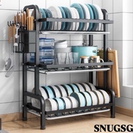 [MEGA WAREHOUSE CLEARANCE] PREMIUM STAINLESS STEEL DOUBLE TRIPLE LAYER DISHRACK UTENSIL RACK