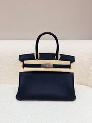 門市現貨Hermes Birkin30 Noir phw 黑銀 G stamp