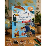 Book - Atlas Sticker Flags/ Animals of the World - ndbooks