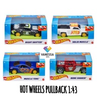 Hot Wheels Pullback Car Metal Material Scale 1:43 Original Mattel HFY91