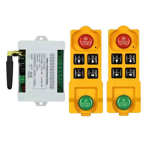DC12-36V 4CH 433MHz Wireless Remote Control LED Light Switch Relay Output Radio RF Waterproof Long d