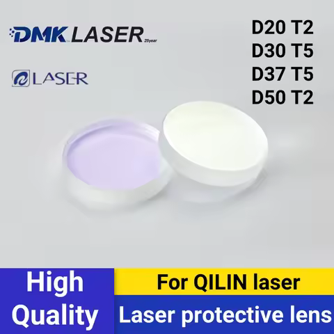 Qilin laser Protective Windows 20*2/30*5/37*5/50*2mm optical protection lens for QILIN laser head DW