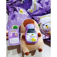 Capybara teddy bear holding LineaBon bottle 20cm ( LineaBon K2+D3 gift)